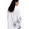 Dámská košile DESIGUAL 25WWCW07 1000 CAM BYN LACROIX 1000 WHITE - DESIGUAL - 25WWCW07 1000 CAM BYN LACROIX