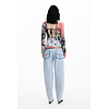 Dámský svetr DESIGUAL 25WWJF39 9019 JERS MONTREAL 9019 MATERIAL FINISHES - DESIGUAL - 25WWJF39 9019 JERS MONTREAL