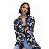 Dámské šaty DESIGUAL 25WWVW11 9019 VEST CAMISERO ACRILICA 9019 MATERIAL FINISHES - DESIGUAL - 25WWVW11 9019 VEST CAMISERO ACRILICA