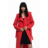 Dámský fashion kabát DESIGUAL 25WWEW17 3092 TRENCH MULTIRED 3092 RED - DESIGUAL - 25WWEW17 3092 TRENCH MULTIRED