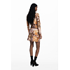 Dámské triko DESIGUAL ROMANTICA Oranžová - DESIGUAL - 25WWTK58 7008 TS ROMANTICA