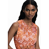 Dámské zimní šaty DESIGUAL LUA Oranžová - DESIGUAL - 25WWVK26 6000 VEST LUA