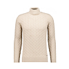Pánský svetr RAGMAN Roll neck cable Béžová - Ragman - 746270 820 Roll neck cable