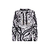 Dámské triko HAJO D Shirt RH m.Ösen+Zierbändchen Černá - HAJO - 10625 990 D Shirt RH m.Ösen+Zierbändchen