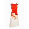 Dámské letní šaty DESIGUAL LIDA Oranžová - DESIGUAL - 26SWVW18 7019 VEST LIDA