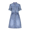 Dámské letní šaty Geisha Jeans dress Modrá - Geisha - 67001-10 827 Jeans dress