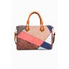 Dámská kabelka DESIGUAL BOLS ATLAS BOWLING 6001 TABACO - DESIGUAL - 71X9YG6 6001 BOLS ATLAS BOWLING