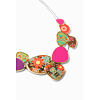 Dámský náhrdelník DESIGUAL CHAPAS KAITLIN 3001 FRESA - DESIGUAL - 72G9ED4 3001 COLLAR_CHAPAS KAITLIN