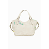 Dámská kabelka DESIGUAL ROTTERDAM MINI WHITE BIRD 1001 CRUDO - DESIGUAL - 74X9WP1 1001 BOLS ROTTERDAM MINI WHITE B