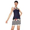 Dámské šaty DESIGUAL PRUDENCIA 5001 MARINO - DESIGUAL - 18SWVWCL 5001 VEST_PRUDENCIA