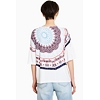 Dámské triko DESIGUAL LIVERPOOL 1000 BLANCO - DESIGUAL - 19SWTK42 1000 TS_LIVERPOOL