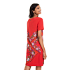 Dámské šaty DESIGUAL DAMIS 3036 ROJO CLAVEL - DESIGUAL - 19WWVW86 3036 VEST_DAMIS
