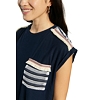 Dámské triko DESIGUAL DUBLIN 5000 NAVY - DESIGUAL - 21SWTK52 5000 TS_DUBLIN