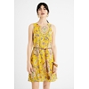 Dámské šaty DESIGUAL ADRIANA 8031 AMARILLO CANARIO - DESIGUAL - 21SWVWAX 8031 VEST_ADRIANA