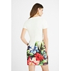 Dámské šaty DESIGUAL SAIFO 1000 BLANCO - DESIGUAL - 21SWVK75 1000 VEST_SAIFO