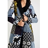Dámský zimní kabát DESIGUAL HAMBURGO 2000 NEGRO - DESIGUAL - 21WWEWAU 2000 ABRIG_HAMBURGO