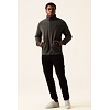 Pánský svetr GARCIA mens sweat cardigan 481 b.graphite - GARCIA - H11260 481 mens sweat cardigan