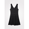 Dámské šaty DESIGUAL SAMANTHA 2000 NEGRO - DESIGUAL - 22SWVF08 2000 VEST_SAMANTHA