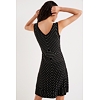 Dámské šaty DESIGUAL SAMANTHA 2000 NEGRO - DESIGUAL - 22SWVF08 2000 VEST_SAMANTHA