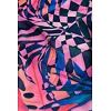 Dámský šátek DESIGUAL VIRTUAL PINK RECTANGLE 3016 LILA - DESIGUAL - 22SAWA37 3016 FOU_VIRTUAL PINK RECTANGLE