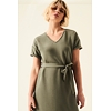 Dámské šaty GARCIA ladies dress 4423-oil green - GARCIA - Q20082 4423 ladies dress