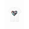Dámské triko DESIGUAL COR 1000 WHITE - DESIGUAL - 23SWTK92 1000 TS COR