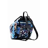 Dámský batůžek DESIGUAL ROUSMARI VIANA 2000 BLACK - DESIGUAL - 23SAKA16 2000 BACK ROUSMARI VIANA