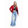 Dámská bunda DESIGUAL DETROIT 3036 RED - DESIGUAL - 23SWEW02 3036 CHAQ DETROIT