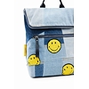 Dámský batůžek DESIGUAL SMILEY DENIM PATCH NERANO 5009 BLUE - DESIGUAL - 23SAKD02 5009 BACK SMILEY DENIM PATCH NE