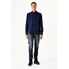 Pánské triko GARCIA mens shirt ls 70 marine - GARCIA - H31084 70 mens shirt ls