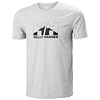 Pánské triko HELLY HANSEN NORD GRAPHIC T-SHIRT 951 GREY MELANGE - Helly Hansen - 62978 951 NORD GRAPHIC T-SHIRT