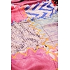 Dámský šátek DESIGUAL DINAMITA RECTANGLE 9021 MATERIAL FINISHES - DESIGUAL - 23WAWA03 9021 FOU DINAMITA RECTANGLE