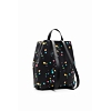 Dámský batůžek DESIGUAL SPLATTER23 SUMY 2000 BLACK - DESIGUAL - 23WAKP11 2000 BACK SPLATTER23 SUMY
