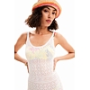 Dámské šaty DESIGUAL 24SWMF02 1000 SWIM_DRESS KENIA 1000 WHITE - DESIGUAL - 24SWMF02 1000 SWIM_DRESS KENIA