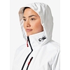 Dámská jachtařská bunda HELLY HANSEN 34448 001 W CREW HOODED JACKET 2.0 001 white - Helly Hansen - 34448 001 W CREW HOODED JACKET 2.0