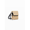 Dámská kabelka DESIGUAL 25SAYO02 1014 MONE HALF LOGO RAFFIA VENECIA PHONE 1014 WHITE