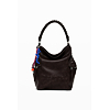 Dámský batůžek DESIGUAL 25WAKP29 6009 BACK HALF LOGO ARICA CHOCO 6009 BROWN