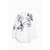 Dámská košile DESIGUAL 25WWCW07 1000 CAM BYN LACROIX 1000 WHITE - DESIGUAL - 25WWCW07 1000 CAM BYN LACROIX