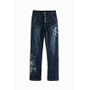 Dámské jeans DESIGUAL 25WWDD22 5089 DENIM  DRAWINGS 5089 BLUE - DESIGUAL - 25WWDD22 5089 DENIM  DRAWINGS