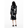 Dámské sako DESIGUAL 25WWEW20 2006 BLAZER NEWSPAPER BLACK 2006 BLACK - DESIGUAL - 25WWEW20 2006 BLAZER NEWSPAPER BLACK