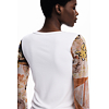 Dámské triko DESIGUAL AMARA Bílá - DESIGUAL - 25WWTK31 1001 TS AMARA
