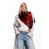 Dámský šátek DESIGUAL FLOWERINA Červená - DESIGUAL - 25WAWA18 2000 FOU FLOWERINA