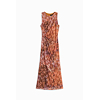 Dámské zimní šaty DESIGUAL LUA Oranžová - DESIGUAL - 25WWVK26 6000 VEST LUA