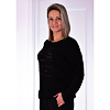 Dámská mikina HAJO D Sweatshirt Strukturware Černá - HAJO - 10672 100 D Sweatshirt Strukturware