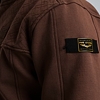 Pánská mikina PME LEGEND Sweat jacket with zipper closure Hnědá - PME LEGEND - PSW2509437 8203 Sweat jacket with zipper closure