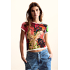 Dámské triko DESIGUAL BUGS Multicolor