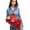 Dámská kabelka DESIGUAL HALF LOGO LEIRIA 2.0 RED Červená - DESIGUAL - 26SAXPA8 3000 BAG HALF LOGO LEIRIA 2.0 RED