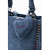 Dámský batůžek DESIGUAL TORIO DENIM SUMY MINI SOFT Modrá - DESIGUAL - 26SAKD08 5005 BACK TORIO DENIM SUMY MINI SOFT