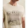 Pánské triko PME LEGEND Short sleeve r-neck single jersey Béžová - PME LEGEND - PTSS2603570 7013 Short sleeve r-neck