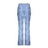 Dámské kalhoty Geisha Pants chambray print Modrá - Geisha - 61183-70 635 Pants chambray print